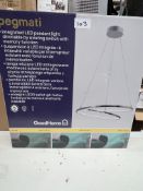 Pegmati integrated LED pendant light. RRP £100 - GRADE U