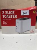 2 Slice toaster. RRP £15 - GRADE U