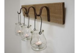 Wall Hung Hooked Tea Light Holders
