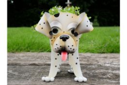 Dalmatian Planter with Wobbly Head and Tail