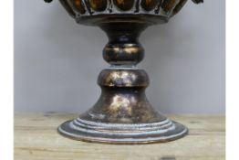 Metal Rustic Bronze Urn Planter
