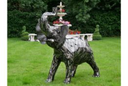Large Metal Elephant Sculpture
