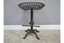 Adjustable Iron Tractor Seat