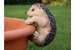 Set of 2 Hedgehog Pot Hangers