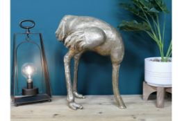 Golden Ostrich (Head In Sand) Ornament