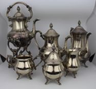 Vintage Sheridan Taunton Silversmiths 6 Place Silver Plated Tea Service
