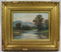 Late 19th c. Landscape by E.J.Bladon (British)