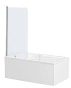 Brand New Bathstore Aira White Premiercast Shower Bath RRP £350 **No VAT**