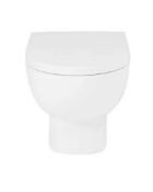 Brand New Boxed Bathstore Newton Wall Hung Toilet with Soft Close Toilet Seat RRP £220 **No VAT**