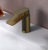 Brand New Boxed Bathstore Aero Basin Mixer Tap (No Waste) - Brushed Brass RRP £85 **No VAT**