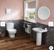 Brand New Boxed Bathstore Newton Basin 450mm White with 1 Tap Hole RRP £70 **No VAT**