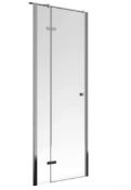 Brand New Boxed Bathstore Pearl 800mm Hinged Shower Glass Door - Left Hand RRP £785 **No VAT**
