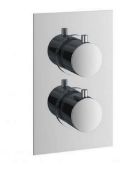 Brand New Boxed Bathstore Round Shower Valve 2 Outlet Thermostatic - Chrome RRP £215 **No Vat**
