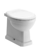 Brand New Boxed Bathstore Whitechapel Back To Wall Toilet Wooden Soft Close Toilet Seat RRP £290