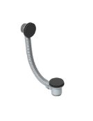 Brand New Boxed Bathstore Bath Click Clack Waste with Overflow - Matt Black RRP £60 **No VAT**