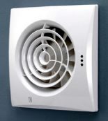 Brand New Boxed Bathstore Whisper Wall Mounted Bathroom Extractor Fan - White RRP £85 **No Vat**