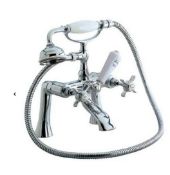 Brand New Boxed Bathstore Bensham Deck Mounted Bath Shower Mixer Tap RRP £165 **No Vat**