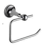Brand New Boxed Bathstore Traditional Chrome Toilet Roll Holder RRP £25 **No VAT**