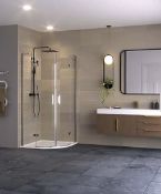 Brand New Boxed Bathstore Oyster 900x900mm Quad Shower Enclosure RRP £705 **No VAT**