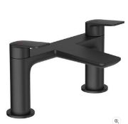 Brand New Boxed Bathstore Aero Deck Mounted Bath Tap - Matt Black RRP £130 **No Vat**