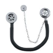 Brand New Boxed Bathstore Bath Waste with Plug and Chain - Chrome RRP £12 **No VAT**