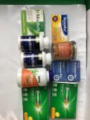 Bag of Mixed Cosmetics, Supplements Toiletries Etc