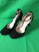 Next Ladies Black Evening Shoe Size 5