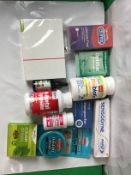 Bag of Mixed Cosmetics, Supplements Toiletries Etc