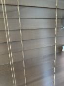 Venetian Blinds 60cm x Drop 180cm, Slat Size 63mm Walnut 021