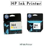 Original HP 304 Black Cartridge and HP 364 Yellow Cartridge