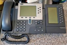 No Vat - Cisco System's Full Office of x 24 Various Cisco Business Telephones