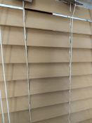 Venetian Blinds 40cm x Drop 180cm, Slat Size 27mm Natural 025