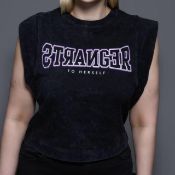 5 Stranger To Herself Black T-shirts From Online Boutique RRP £75