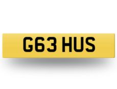 G63 HUS Private Registration