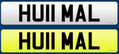 HU11 MAL Private Number Plate on Retention Certificate