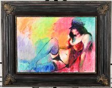 Title: Original Oil by Anthony OrmeDescription: 7703 - Original oil on panel by the English artist