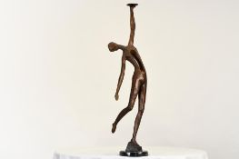 Title: Modern Bronze SculptureDescription: 1560 - This modern minimalist sculpture has been cast