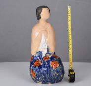 Title: Porcelain Art Hand Made FigurineDescription: 4281 - Original hand made Shiwan art lady