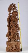Title: Carved Sandalwood FigureDescription: 4288 - Intricately carved solid sandalwood highly