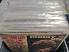 A Collection of Approx 58 x Mainly Rock'N'Roll Vinyl LPs