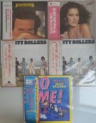 5 x Japanese Imports - The Dooleys - The Bay City Rollers Etc Vinyl Records - Excellent Condition...