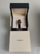 A Longines Elegant Watch In Display Box and User Manual