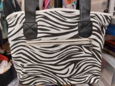 Black and white bag