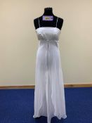 Ivory prom dress from Milano Formals size small