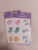 Cute Tattoo and Under the Sea transfers x 48 packs