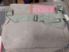 Pink and grey bag