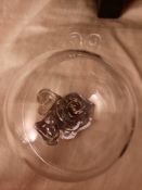 100 clear plastic baubles - 4 cm perfect for craft, wedding, Christmas etc