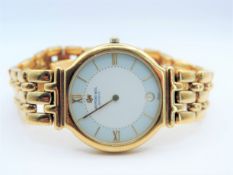Vintage Gents Raymond Weil Geneve Gold Plated Watch