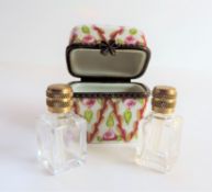Vintage Limoges France Peint Main Perfume Box