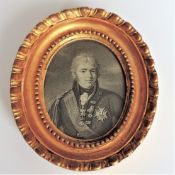 Antique Engraved Portrait Charles Ferdinand d'Artois Duke of Berry By Luigi Schiavonetti